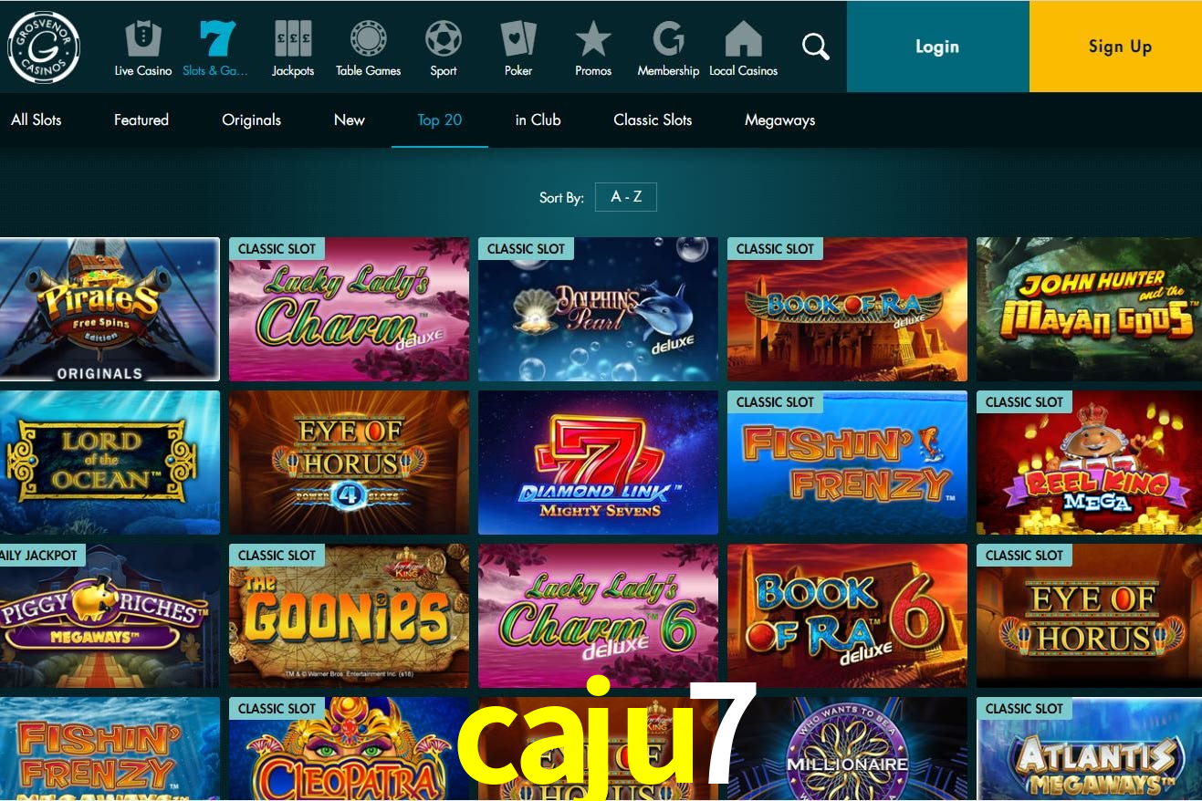 Descubra o Mundo do Cassino Online com caju7